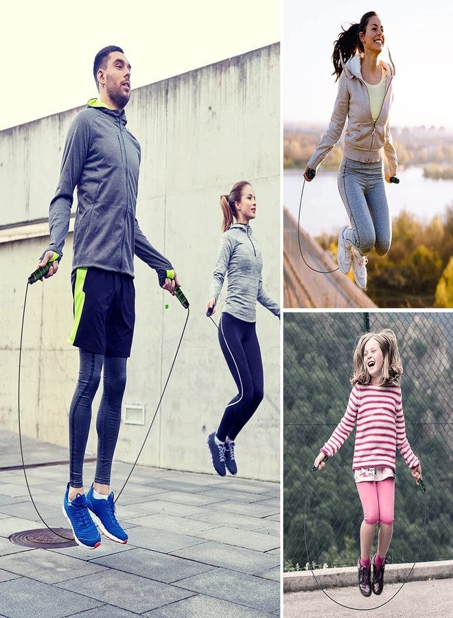 Spike Heavy Skipping Rope for Men and Women Jump Rope for Exercise Workout Gym & Tangle Free Jumping Rope Comfortable Grips, Heavy Jump ropes for Kids and Adults - Image 4