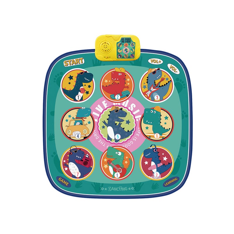 Dance Mat Electronic Light-up Dance Pad Multifunctional Game Pad Outdoor Music Stepping Dance Mat Back Waterproof Anti-slip Christmas Birthday 3 Modes Digital Displays Outdoor Dance Blanket - Image 1