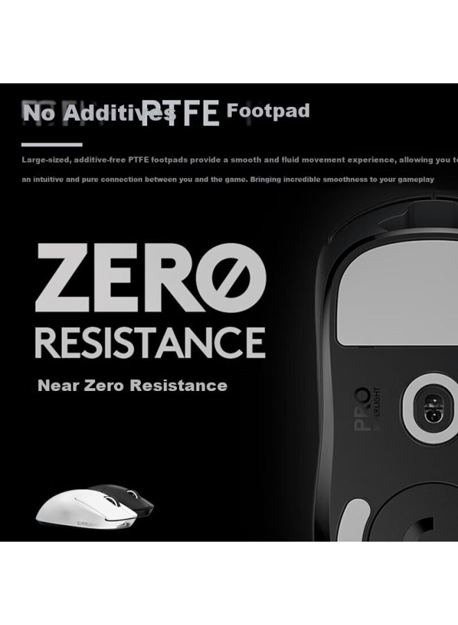 G Gpw 2nd Generation Wireless Gaming Mouse Dog P King 2nd Gen Esports Gaming Mouse Ergonomic Lightweight 63g Fps Black Myth Wukong White Compeive Edition Gift Box - Image 4
