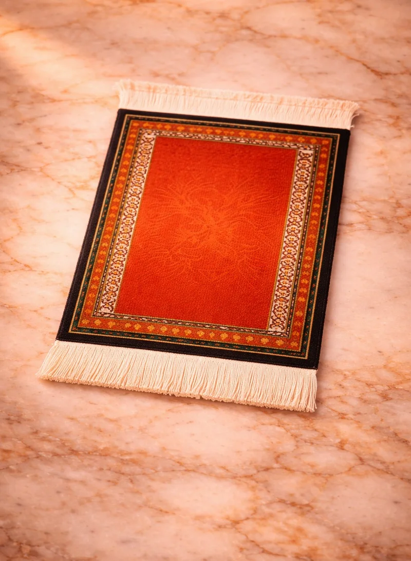 Tohfa Luxe Tohfa Luxe Al Rimal Royale Coaster Rug Set of 4 (11 × 9 cm) – Arabic Elegant Design