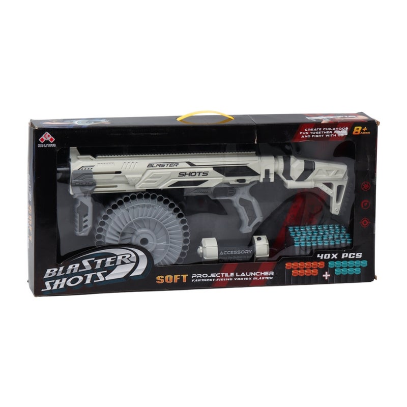 Blaster Shots Soft Projectiles Launcher with 40 Bullets - SB570A - Image 1