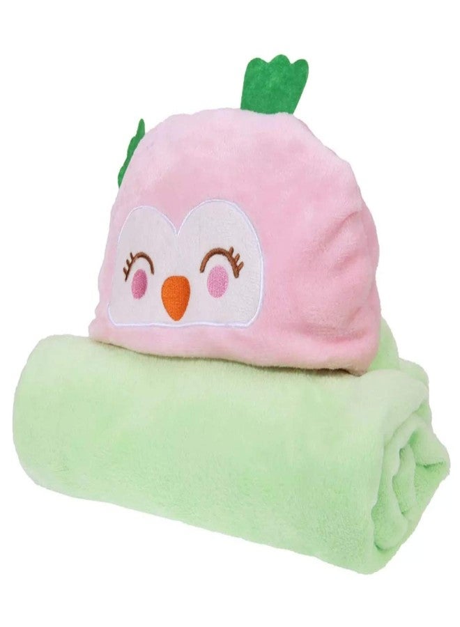 First Kick New Born Baby Micro fleece Pack of Super Soft Bathrobe Baby Wrapper Cum Bath Towel (80cm x 80cm, 0-6 Months, Multicolour) - Image 2