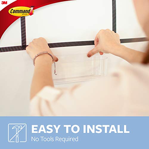 كوماند أمر كبير العلبة واضحة مع 4 شرائط داخلية واضحة تنظيم خالية من الأضرار - Image 4