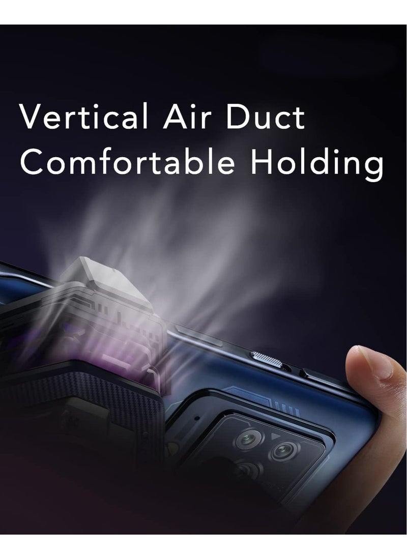 Arabest Black Shark Fun Cooler 3 Pro BR31 20W Powerful Cooling, Equipped With High-Speed Fan,Separated Cooling Structure,In-App Control, Adjust Fan Speed & RGB Lights & Universal Compatibility - Black - Image 5