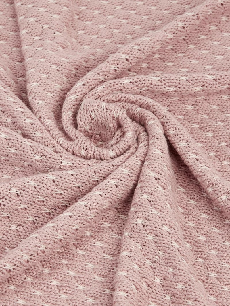 haus & kinder Knitted Baby Blanket, Soft Breathable Baby Blankets Newborn, Premium Baby Blanket for 0-2 Years, Cozy Blankets for Crib, Nursery & Stroller, New Born Baby Essentials | Jungle Party - Image 5