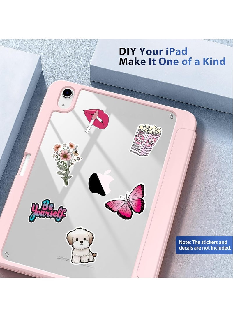 DUSALA 2 in 1 Case for iPad (A16) 11th Generation 11 Inch 2025 with Pencil Holder,Slim Protective Cover with Clear Back Shell,Auto Wake/Sleep With Tempered Glass - Image 2