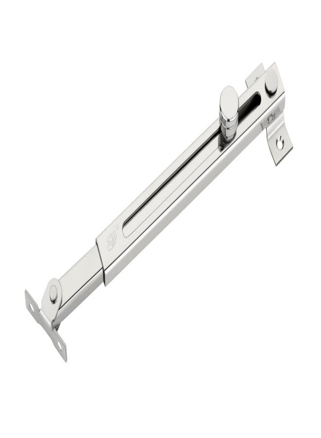 Nixnine Stainless Steel Window Stay Adjustable from Security Window Latches Catch Eye Cabin Hook 10" Silver Pack of 5 - Image 2