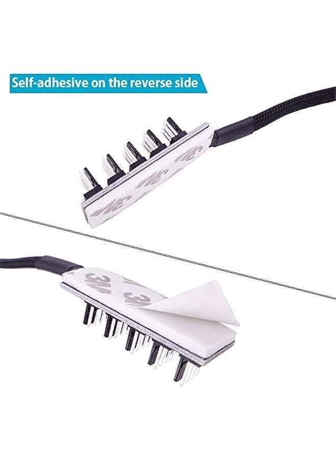 BWSJ 4Pin PWM PC Fan Hub Power Supply Cable 1 to 5 Way Splitter PC Mboard Case Fan Power Extension Cable Cord for ATX uter Case 4Pin and 3Pin Cooling Fans - Image 4