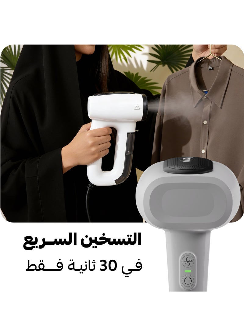 Valyo Advanced Vacuum Clothes Steamer With AirIron Technology 2300Pa Suction One Hand Steam 95ml Tank - Image 3