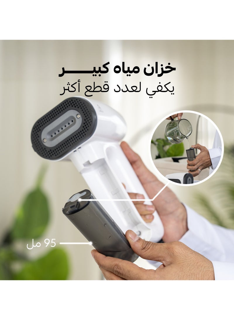 Valyo Advanced Vacuum Clothes Steamer With AirIron Technology 2300Pa Suction One Hand Steam 95ml Tank - Image 5