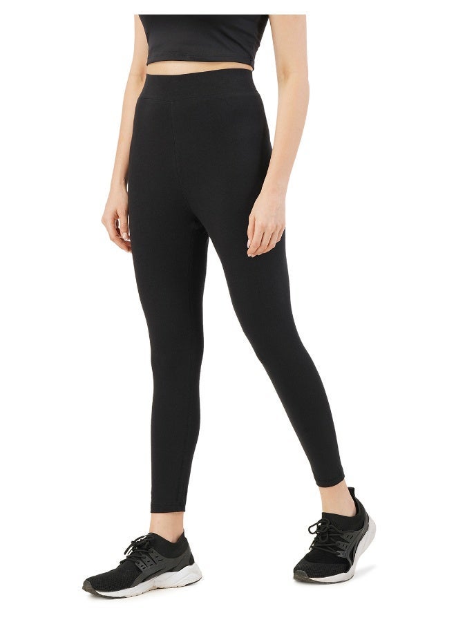 Women's Stretch Cotton Ankle Length Leggings -Anti-OdorSoft SeamsDry TechSquat Proof Yoga Pants - Fitness LeggingsMultipurpose Track PantsGym TightsActive Wear Lower