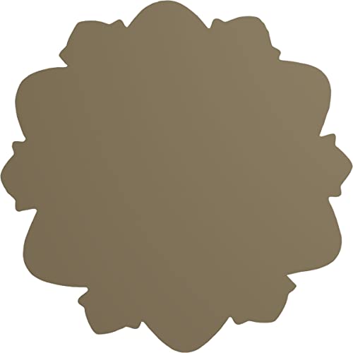 Ekena Millwork 7 5/8"OD x 1"P Emery Leaf Ceiling Medallion, Hand-Painted Stone Hearth Crackle - Image 4