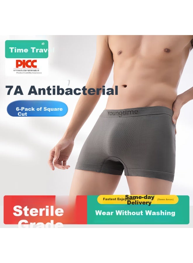 Sometimes Men'S Boxer Briefs For Travel, 6-Pack Xl Size (120-160 Lbs) - Image 1