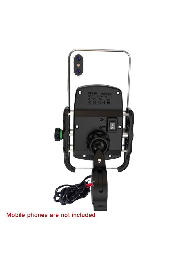 NIBEMINENT Motorcycle Phone Holder Wireless Charger - Image 5