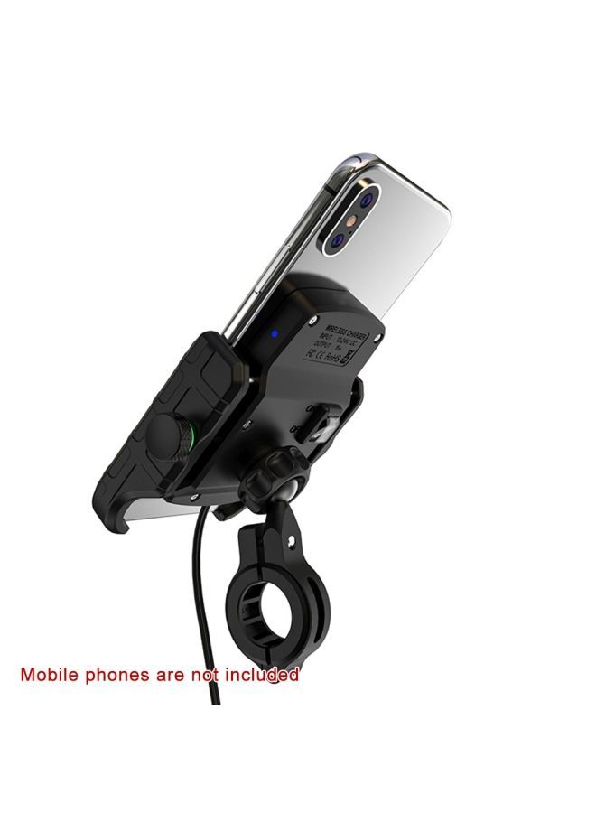 NIBEMINENT Motorcycle Phone Holder Wireless Charger - Image 4
