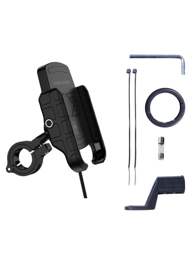 NIBEMINENT Motorcycle Phone Holder Wireless Charger - Image 2