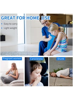 SANMUGEED 24 Pack Emesis Bag, Disposable Vomit Bags, Aircraft & Car Sickness Bag, Portable Nausea Bags for Pregnant Women – 1000ml  - Image 4