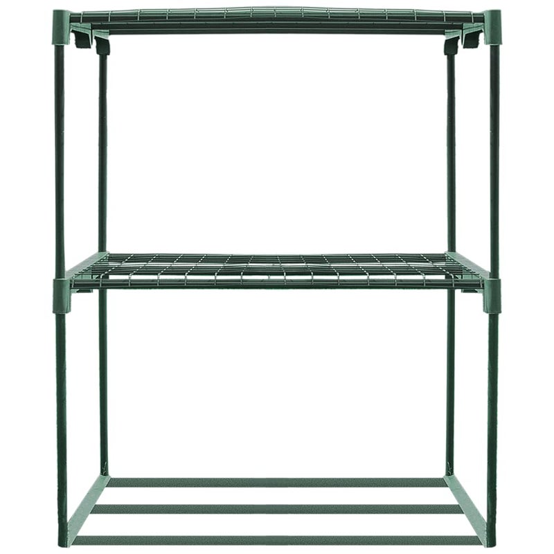 Zenport SH3222A 3Tier Greenhouse Plant Growing Rack Black - Image 2