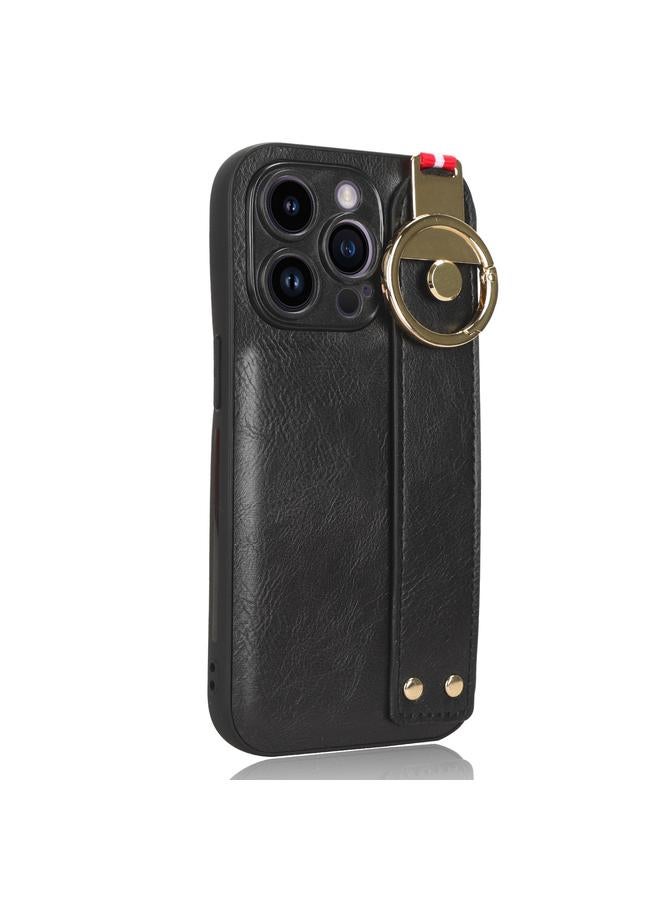 Zaboon Case For iPhone 12 Pro Wristband Leather Back Phone Case - Image 2