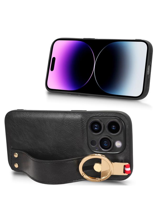 Zaboon Case For iPhone 12 Pro Wristband Leather Back Phone Case - Image 3