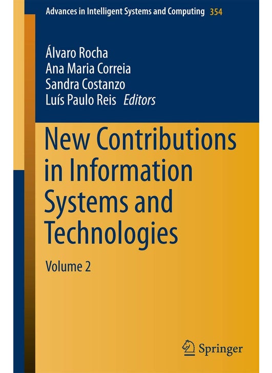 New Contributions in Information Systems and Technologies: Volume 2