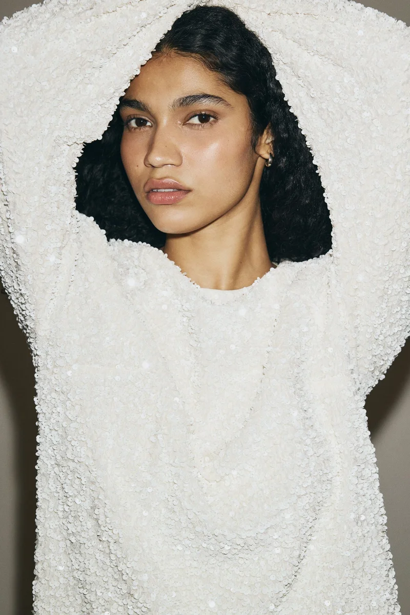 H&M Sequined mini dress