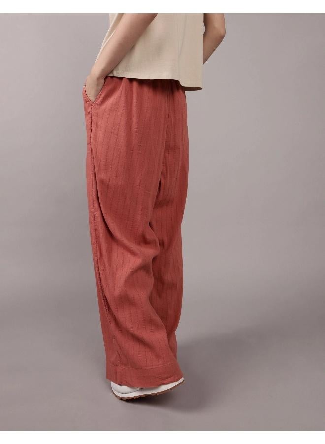 American Eagle AE High-Waisted Wide-Leg Gauze Pant - Image 4