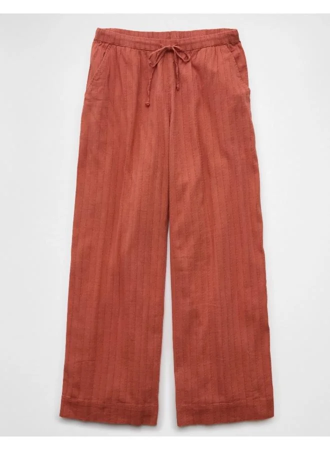 American Eagle AE High-Waisted Wide-Leg Gauze Pant