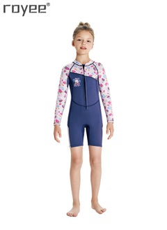 Royee Kids 2.5mm Warm Wetsuit One Piece UV Protection Shorty Suit  - Image 1