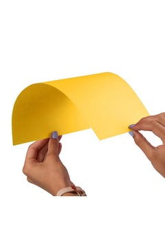 JAM Paper Colored 24Lb Paper - 90 Gsm - 8.5 X 11 - Yellow Recycled - 100 Sheets/Pack  - Image 4