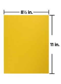 JAM Paper Colored 24Lb Paper - 90 Gsm - 8.5 X 11 - Yellow Recycled - 100 Sheets/Pack  - Image 3
