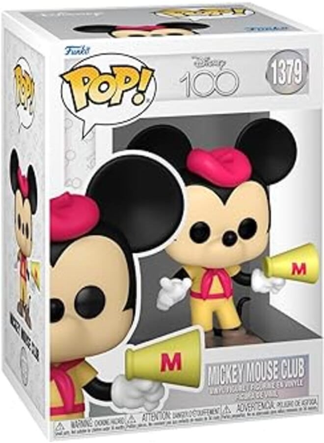 Funko Funko POP! Disney: Mickey Mouse Club - Mickey - Disney 100th Anniversary - Collectable Vinyl Figure - Gift Idea - Official Merchandise - Toys for Kids & Adults - Model Figure for Collectors 