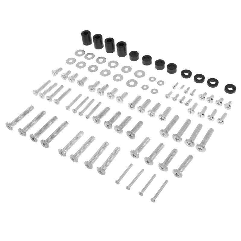 Heavy Duty TV Wall Mount Screws Metal Bracket Kit 88 Pcs for Installation - Image 2