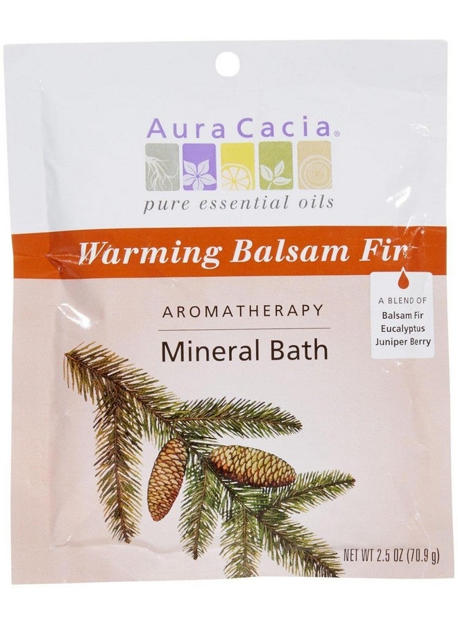 Aura Cacia Mineral Bath Warming Balsam Fir 2.5 Ounce - Image 1