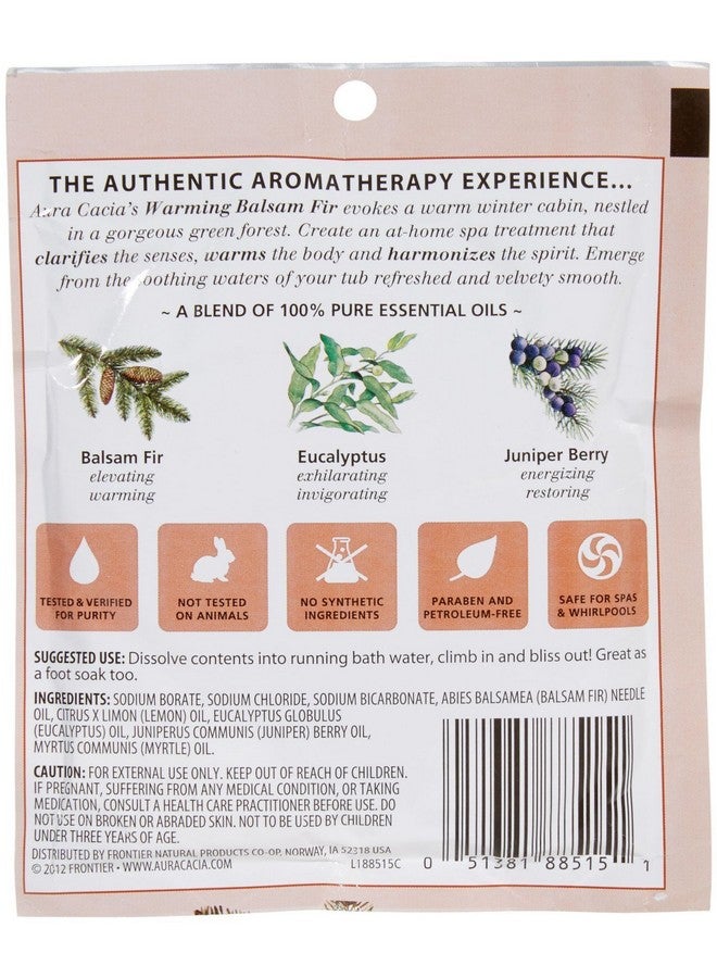 Aura Cacia Mineral Bath Warming Balsam Fir 2.5 Ounce - Image 2