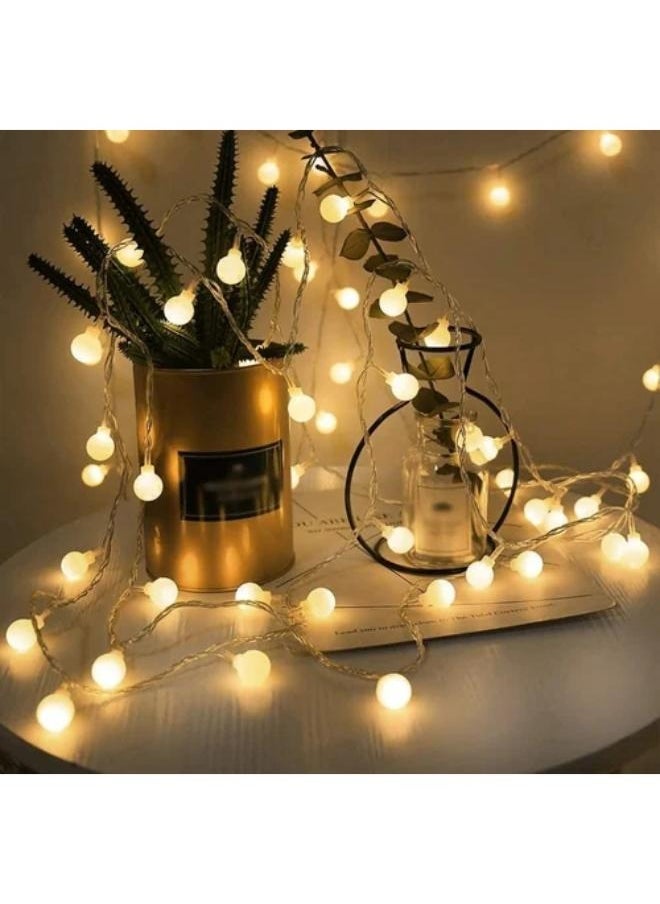 Generic 5M Globe String Lights Battery Operated for Party Decoration with 50 LED Light  - Image 1