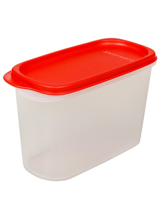 Tupperware Plastic Smart Saver with Lid - 1.1 L, Red - Image 1