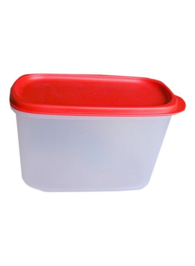 Tupperware Plastic Smart Saver with Lid - 1.1 L, Red - Image 2