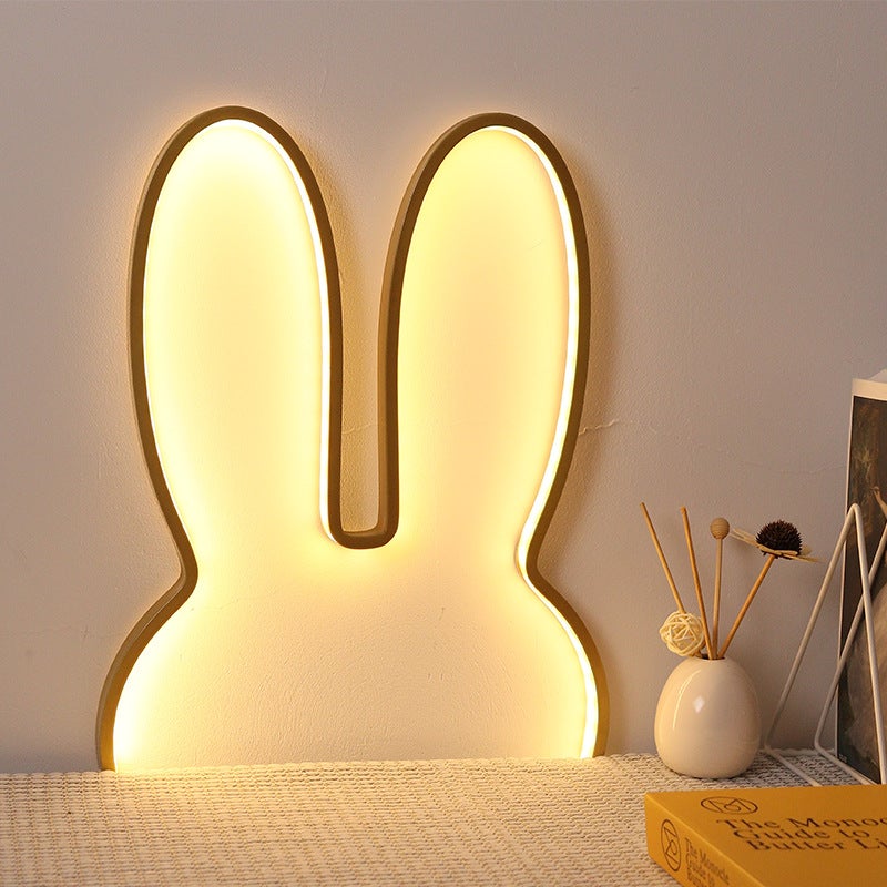 Korean Ins Children'S Room Wall Lamp Bedside Nordic Style Decorative Internet Celebrity Bedroom Girl Creative Rabbit Table Lamp - Image 5