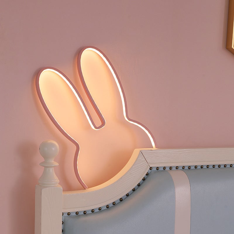 Korean Ins Children'S Room Wall Lamp Bedside Nordic Style Decorative Internet Celebrity Bedroom Girl Creative Rabbit Table Lamp - Image 3