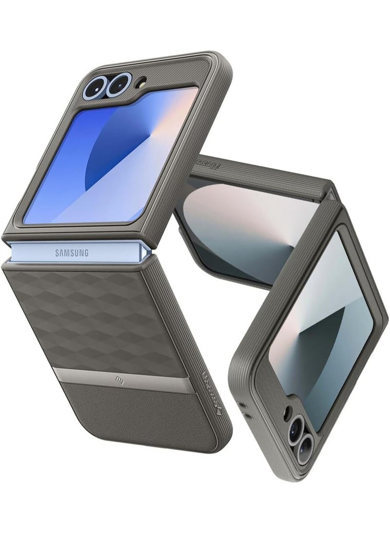 Caseology Parallax for Samsung Galaxy Z Flip 6 Case Cover (2024) - Ash Gray - Image 1