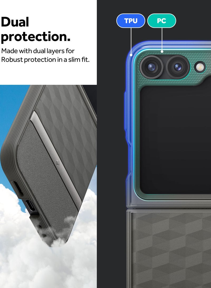 Caseology Parallax for Samsung Galaxy Z Flip 6 Case Cover (2024) - Ash Gray - Image 4