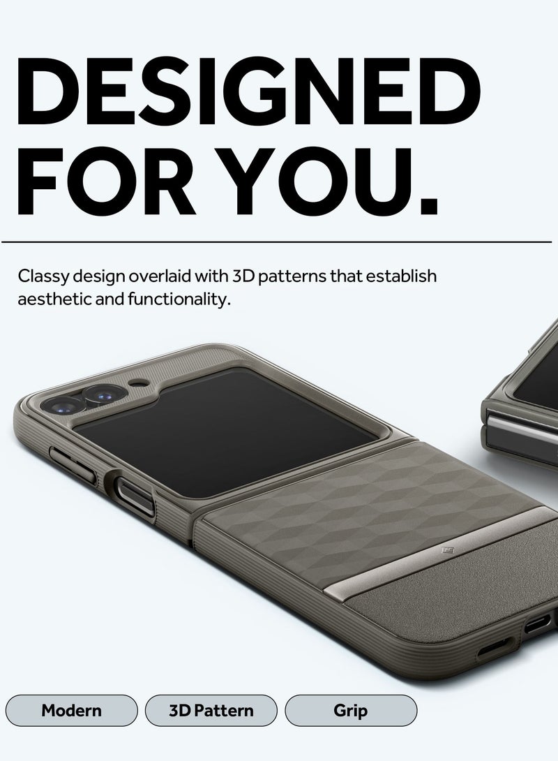 Caseology Parallax for Samsung Galaxy Z Flip 6 Case Cover (2024) - Ash Gray - Image 3