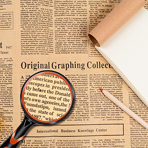 Swaytail 1PCS Premium 10X Magnifying Glass, Eye Candy Magnifiers for Kids & Seniors Reading for Close Work, 50mm Shatterproof Magnify Glasses with Non-Slip Soft Rubber Handheld for Elderly Read Insect Nature - Image 3