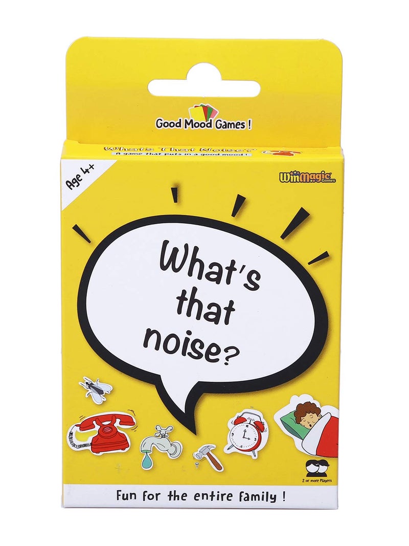 GOODMOOD What’s That Noise? 44 Card Game for Age 4 5 6 7 8 +|2 or More Player Guessing Game |Travel Games for Kids Simple & Fun Classic Family Table Games| Easy to Learn Games | Gifts for Kids - Image 1