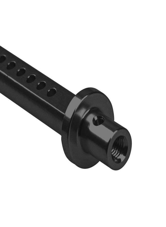 في جو هوبي 4 قطع من أعمدة حامل هيكل سيارة RC من سبائك الألومنيوم مقاس 49.5 مم متوافقة مع Axial SCX10 90046 90047 RC4WD D90 1/10 RC Rock Crawler (أسود) - Image 3