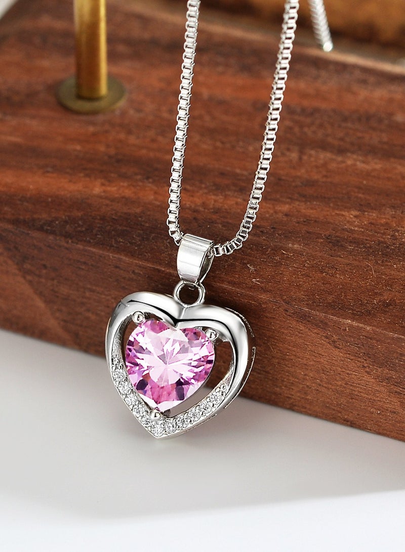 J.Rosée Swarovski Elements Crystal 18K Gold Plated 925 Sterling Silver Heart Pendant Necklace for Women Gift Packing J.Rosée Fashion Jewelry DZ005 - Image 3