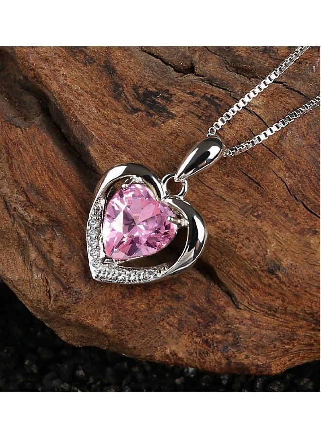 J.Rosée Swarovski Elements Crystal 18K Gold Plated 925 Sterling Silver Heart Pendant Necklace for Women Gift Packing J.Rosée Fashion Jewelry DZ005 - Image 4