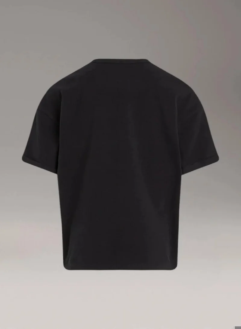 Calvin Klein Jeans Ck Black Monogram T-shirt for Women | Best Price UAE