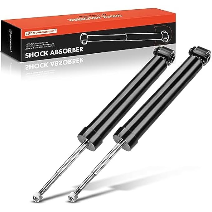 أ-بريميوم زوج خلفي من ممتص الصدمات متوافق مع سيارة بي إم دبليو إكس 5 موديلات 2000 و2001 و2002 و2003 و2004 و2005 و2006، جانب السائق والراكب - Image 1